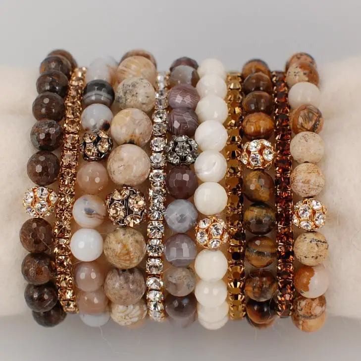 Gemstone Stretch Bracelets