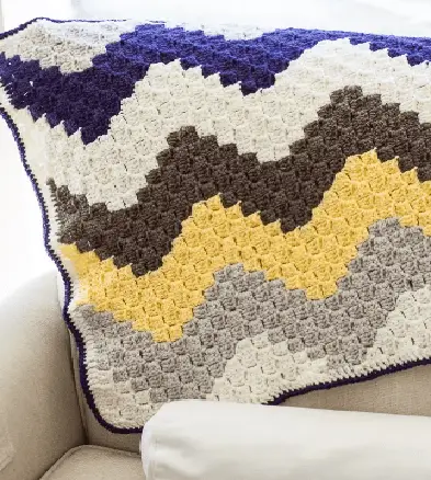 Corner to Corner Chevron Crochet