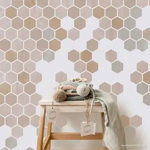Honeycomb Hexagon Tiles Stencil