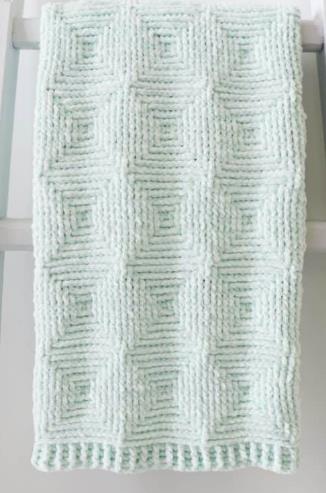 Ribbed Diamond Blanket