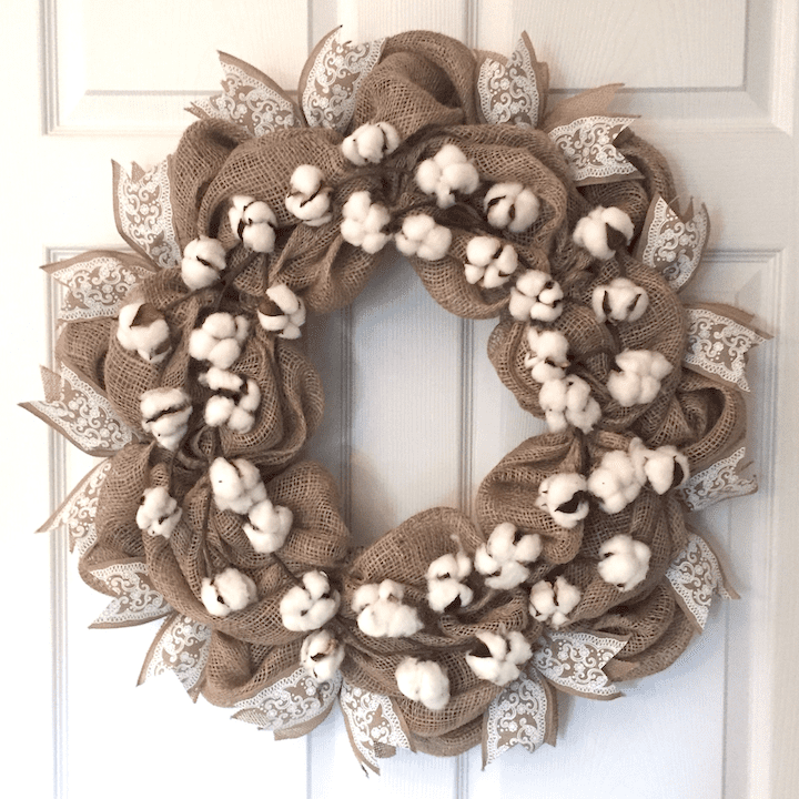 Making Burlap Wreath Step by Step Guide Family Frugal Fun